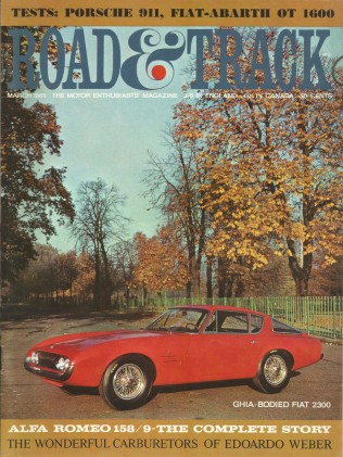 ROAD & TRACK 1965 MAR - WEBERS, NEW 911, ALFA 158/9